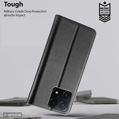 Black Forego Flip Cover For Poco X6 Pro 5G-thumb5