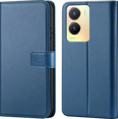 Blue Forego Flip Cover For Vivo Y56 5G