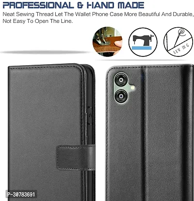 Black Forego Flip Cover For Samsung Galaxy F04-thumb3