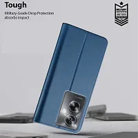 Blue Forego Flip Cover For Oppo A79 5G-thumb4