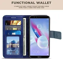 Blue Forego Flip Cover For Honor 9 Lite-thumb1