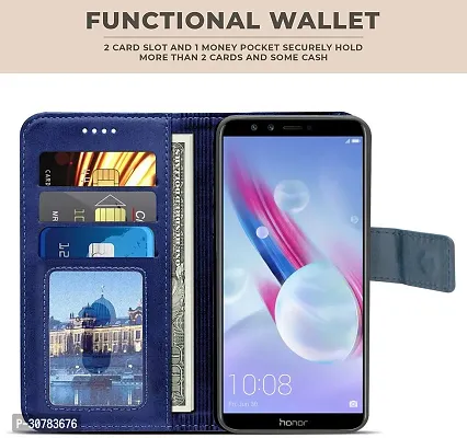 Blue Forego Flip Cover For Honor 9 Lite-thumb2