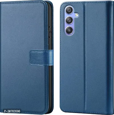 Blue Forego Flip Cover For Samsung F34-thumb0