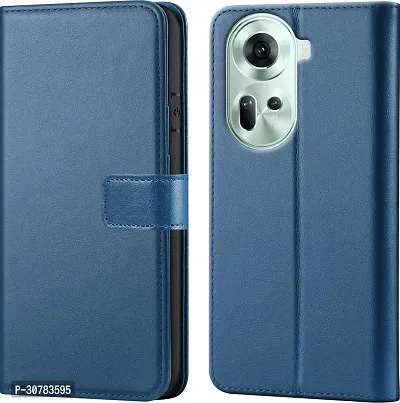 Blue Forego Flip Cover For Oppo Reno 11 5G