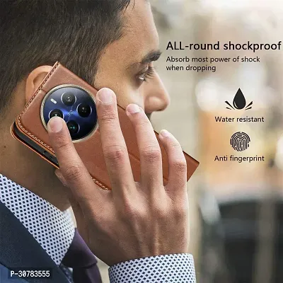 Brown Forego Flip Cover For Relme 12 Pro Plus 5G-thumb4