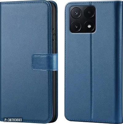 Blue Forego Flip Cover For Poco X6 Pro 5G