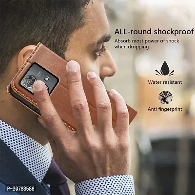 Brown Forego Flip Cover For Motorola Edge 40 Neo-thumb4