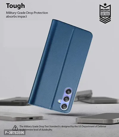 Blue Forego Flip Cover For Samsung F34-thumb5