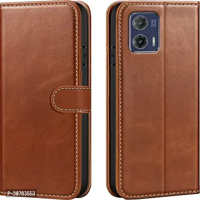 Brown Forego Flip Cover For Motorola G24-thumb0