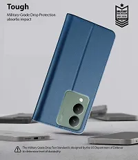 Blue Forego Flip Cover For Vivo Y17 S-thumb4