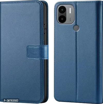 Blue Forego Flip Cover For Poco C50-thumb0