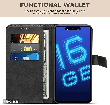 Black Forego Flip Cover For Infinix Smart 8-thumb2