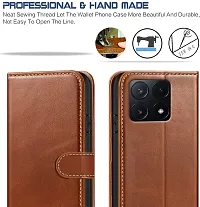 Brown Forego Flip Cover For Poco X6 Pro 5G-thumb2