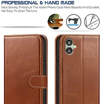 Brown Forego Flip Cover For Samsung Galaxy F04-thumb2