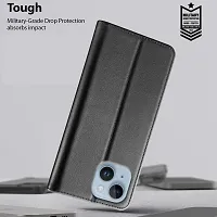 Black Forego Flip Cover For Apple iPhone 15-thumb4