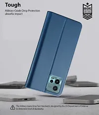 Blue Forego Flip Cover For Motorola G72-thumb4