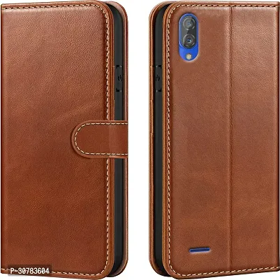 Brown Forego Flip Cover For Gionee Max