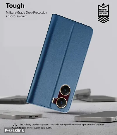 Blue Forego Flip Cover For Vivo V29E-thumb5