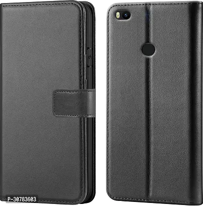 Black Forego Flip Cover For Mi Max 2