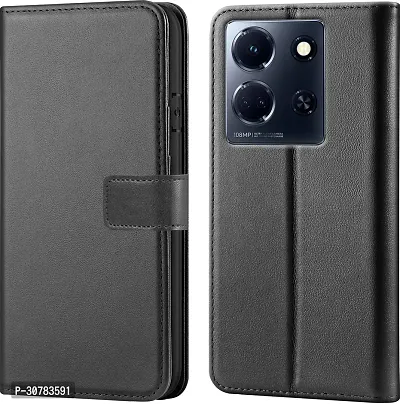 Black Forego Flip Cover For Infinix Note 30 5G