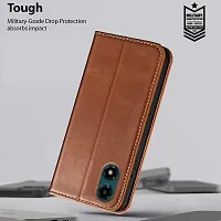 Brown Forego Flip Cover For Motorola G04-thumb4