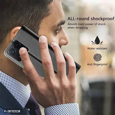 Black Forego Flip Cover For Poco X6 Pro 5G-thumb4