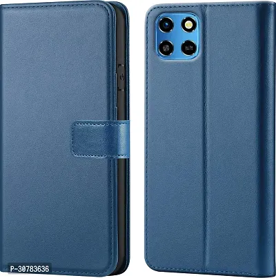 Blue Forego Flip Cover For Infinix Smart 6 HD