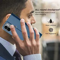 Blue Forego Flip Cover For Poco C50-thumb3