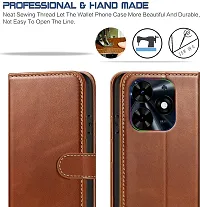 Brown Forego Flip Cover For Infinix Spark Go 2024-thumb2