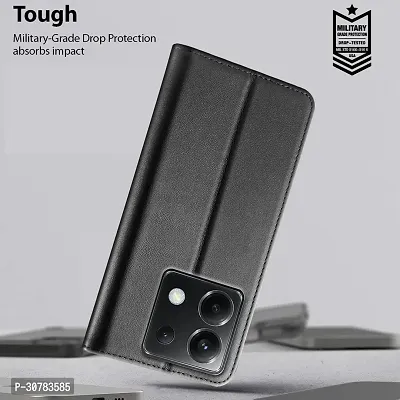 Black Forego Flip Cover For Poco X6 5G-thumb5