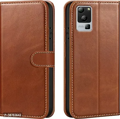 Brown Forego Flip Cover For Lava Blaze 5G