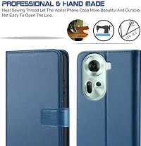 Blue Forego Flip Cover For Oppo Reno 11 5G-thumb2