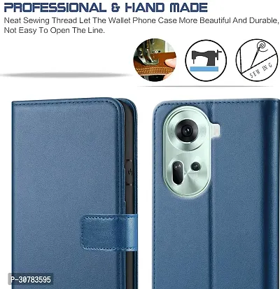 Blue Forego Flip Cover For Oppo Reno 11 5G-thumb3