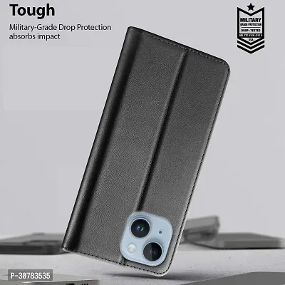 Black Forego Flip Cover For Apple iPhone 14-thumb5