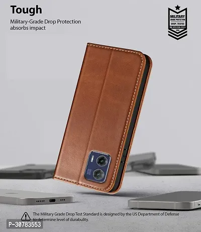 Brown Forego Flip Cover For Motorola G24-thumb5