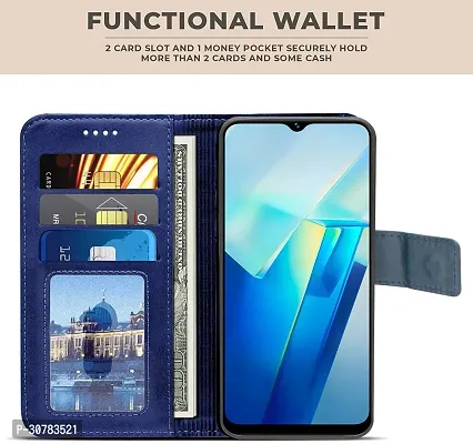 Blue Forego Flip Cover For Infinix Hot 30i-thumb2