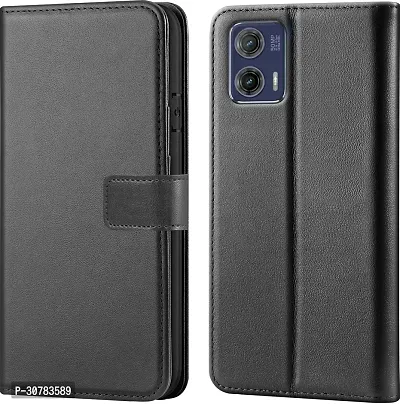 Black Forego Flip Cover For Motorola G34 5G