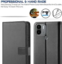 Black Forego Flip Cover For Poco C51-thumb2