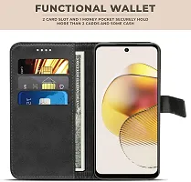 Black Forego Flip Cover For Vivo V29-thumb1