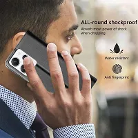 Black Forego Flip Cover For Redmi 12-thumb3