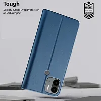 Blue Forego Flip Cover For Poco C51-thumb4