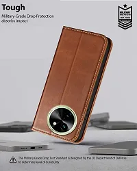 Brown Forego Flip Cover For Vivo T3X 5G-thumb3