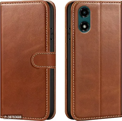 Brown Forego Flip Cover For Motorola G04-thumb0