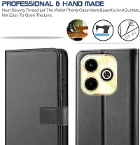 Black Forego Flip Cover For Relme C53-thumb2