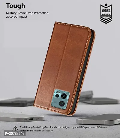 Brown Forego Flip Cover For Motorola G72-thumb5