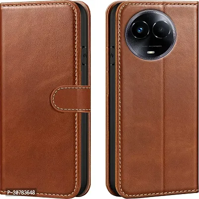 Brown Forego Flip Cover For Realme 11 5G