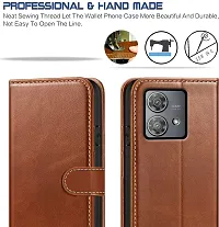 Brown Forego Flip Cover For Motorola Edge 40 Neo-thumb2