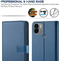 Blue Forego Flip Cover For Poco C51-thumb2