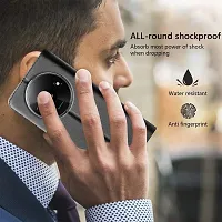 Black Forego Flip Cover For Redmi A3 2024-thumb3