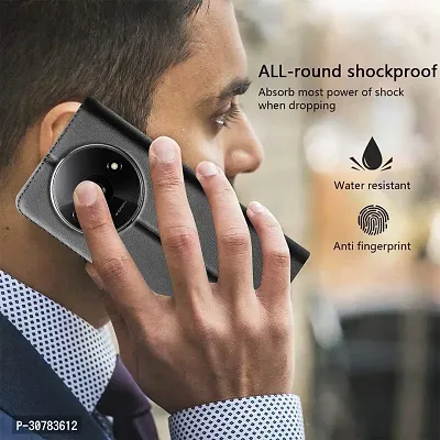 Black Forego Flip Cover For Redmi A3 2024-thumb4